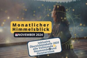 Titelbild Blogbeitrag : Monatlicher Himmelsblick November 2024